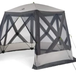 Woods Lodge Instant Pop-Up Screen House/Canopy Tent/Gazebo Camping Shelter, 11-ft X 9-ft -Woods Sales Store woods 12x10 screen hub c3cb1adc f711 4e2f b223 ab228ad229ae