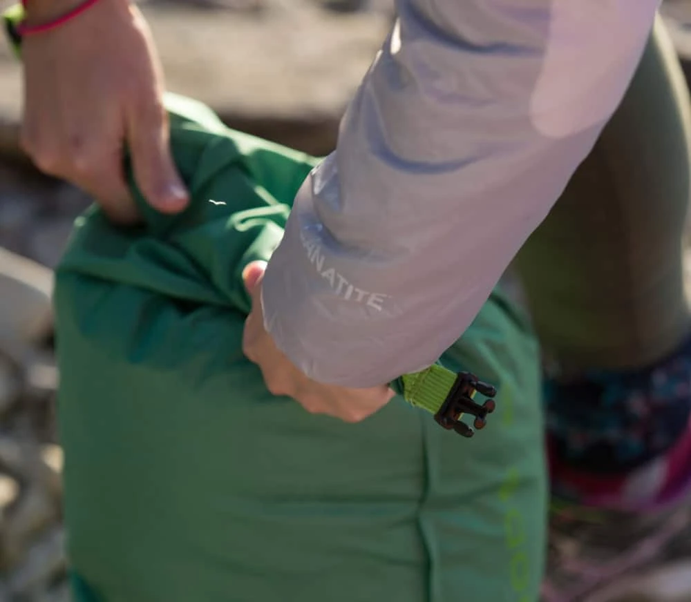 Woods Lightweight Waterproof Dry Bag W/ Valve For Camping, Hiking & Water Sports, 20-L, Green 7 Woods Lightweight Waterproof Dry Bag W/ Valve For Camping, Hiking & Water Sports, 20-L, Green - Image 5