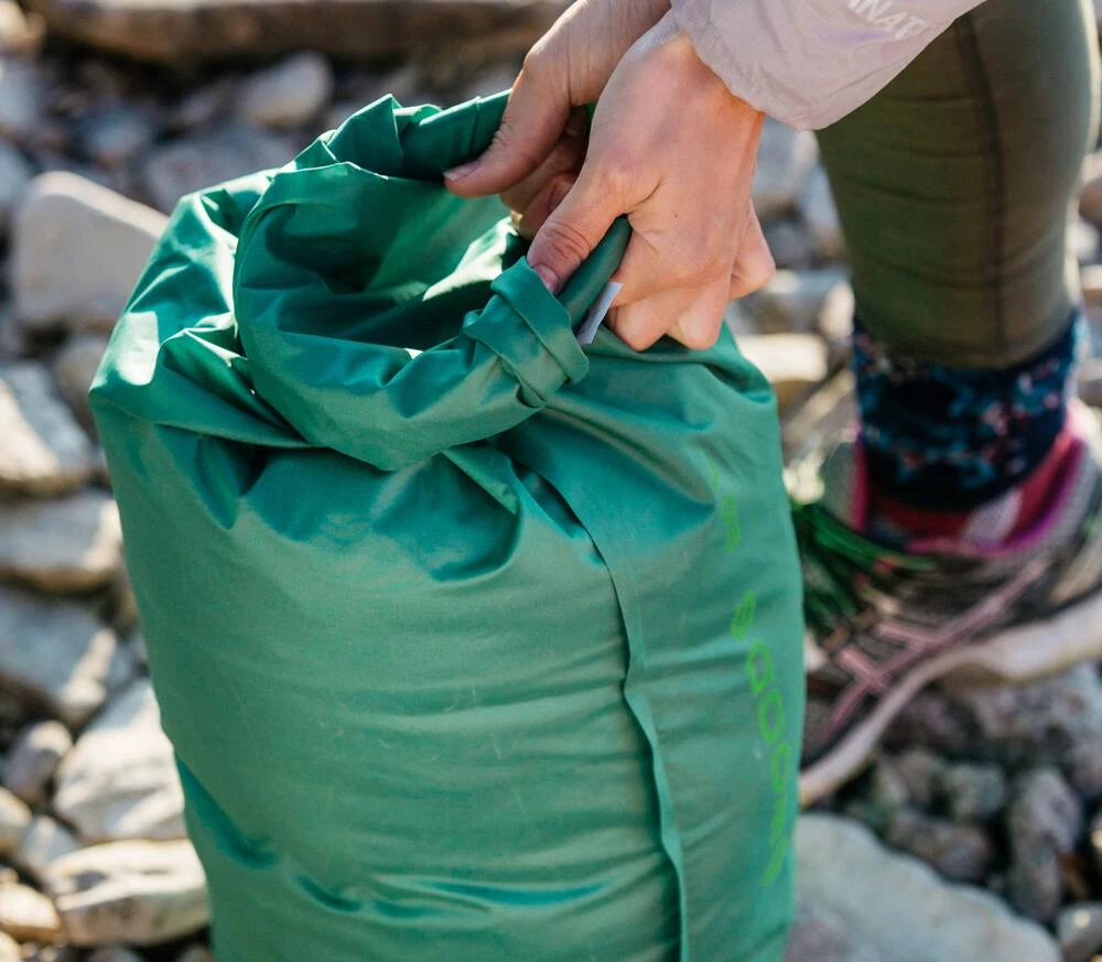 Woods Lightweight Waterproof Dry Bag W/ Valve For Camping, Hiking & Water Sports, 20-L, Green 5 Woods Lightweight Waterproof Dry Bag W/ Valve For Camping, Hiking & Water Sports, 20-L, Green - Image 3