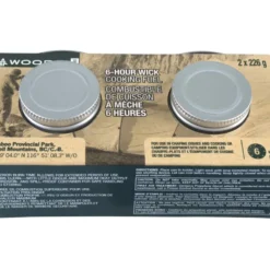Woods 6-Hour Wick Cooking Fuel For Camping Equipment, Cooking & Chafing Dishes, 226-g, 2-pk
