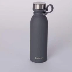 Woods™ Stainless Steel Insulated Rubberized Water Bottle, Assorted Colours, 600mL -Woods Sales Store woods 600ml stainless steel water bottle 00200006 3b0c 447f 94d2 c3db882604b9
