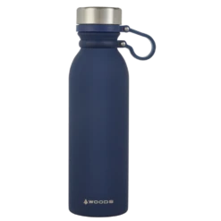Woods™ Stainless Steel Insulated Rubberized Water Bottle, Assorted Colours, 600mL -Woods Sales Store woods 600ml stainless steel water bottle 71825831 dc87 4cd7 b757 0a1299e0695b