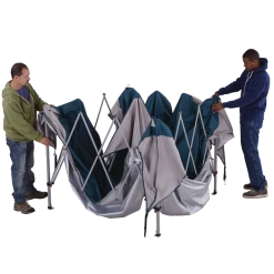 Woods Big Top Portable Instant Pop-Up Sun Shelter Canopy Tent W/ Wheeled Carry Bag, 10-ft X 10-ft -Woods Sales Store woods big top shelter 10 x 10 37c2a7b3 ef6b 4a75 89ac d5f0a90d573f