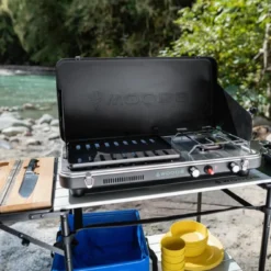 Woods Caledon Portable Folding & Extendable Camping Kitchen Stand W/ Shelves & Carry Bag -Woods Sales Store woods caledon camp kitchen 643f1487 fb84 44e9 b0d3 78296c270c5b