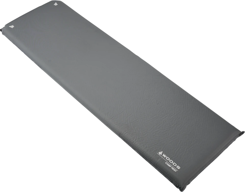 Woods Camp Rest Single Self-Inflating Camping Sleeping Pad/Air Mat W/ Storage Bag, 3-In 3 Woods Camp Rest Single Self-Inflating Camping Sleeping Pad/Air Mat W/ Storage Bag, 3-In