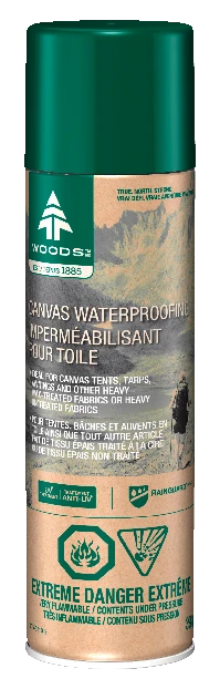 Woods Canvas Waterproofing Spray For Camping Tents, Tarps & Outdoor Gear, 398-g 3 Woods Canvas Waterproofing Spray For Camping Tents, Tarps & Outdoor Gear, 398-g