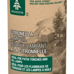 Woods Citronella Lamp Oil For Wick-Feeding Camping Lamps & Outdoor Tiki Torches, 710-mL