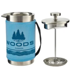Woods™ Stainless Steel Insulated Double Wall Coffee Press -Woods Sales Store woods coffee press 3669ab34 8da1 47bd 835e 2720e71bf45f