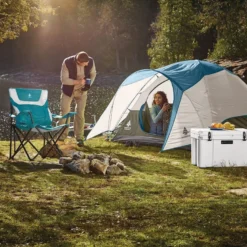 Woods Creekside 3-Season, 3-Person Camping Dome Tent W/ Canopy/Awning, Rain Fly & Carry Bag -Woods Sales Store woods creekside 3 person tent ac881e57 32fe 48e0 af3c dd3f566ef67d