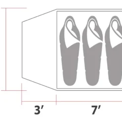 Woods Creekside 3-Season, 3-Person Camping Dome Tent W/ Canopy/Awning, Rain Fly & Carry Bag -Woods Sales Store woods creekside 3 person tent cf626631 45a4 4019 b518 770a37273c7b