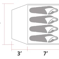Woods Creekside 3-Season, 4-Person Camping Dome Tent W/ Canopy/Awning, Rain Fly & Carry Bag -Woods Sales Store woods creekside 4 person tent 1c63bce6 a4c7 4534 be27 31fa486a464a