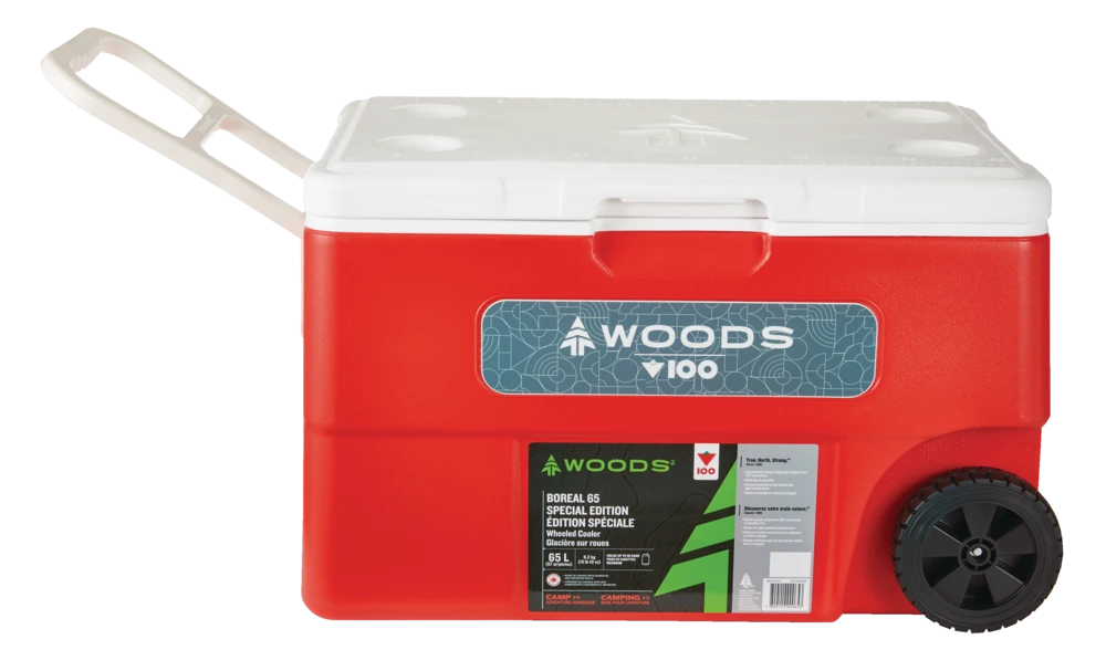 Woods™ Canadian Tire 100th Anniversary Special Edition Boreal Hard Cooler, 65-L 12 Woods™ Canadian Tire 100th Anniversary Special Edition Boreal Hard Cooler, 65-L - Image 10