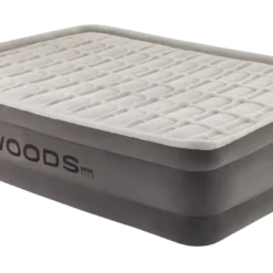 Woods Queen DreamTech Comfort Cell Double-High Inflatable Air Mattress/Airbed W/ Built-In 120V Pump