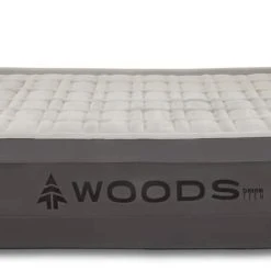 Woods Queen DreamTech Comfort Cell Double-High Inflatable Air Mattress/Airbed W/ Built-In 120V Pump -Woods Sales Store woods double high dreamtech queen with pump b75734d9 5182 4fd2 96a3 e8fbb3af8c1a
