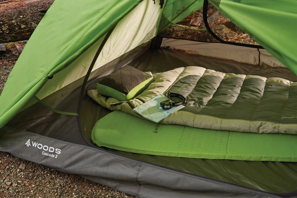 Woods Expedition Instalite Single Self-Inflating Camping Sleeping Pad/Air Mat W/ Storage Bag, 1-In 8 Woods Expedition Instalite Single Self-Inflating Camping Sleeping Pad/Air Mat W/ Storage Bag, 1-In - Image 6