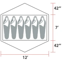 Woods Lookout 3-Season, 6-Person Camping Dome Tent W/ Vestibule, Rain Fly & Carry Bag -Woods Sales Store woods expedition lookout tent 6 person 4ea03ddb e78f 49c9 a531 650de37ea8b8