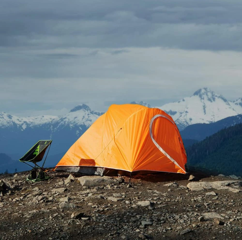 Woods Pinnacle 4-Season, 2-Person Lightweight Camping Dome Tent W/ Vestibule, Rain Fly & Carry Bag 16 Woods Pinnacle 4-Season, 2-Person Lightweight Camping Dome Tent W/ Vestibule, Rain Fly & Carry Bag - Image 14