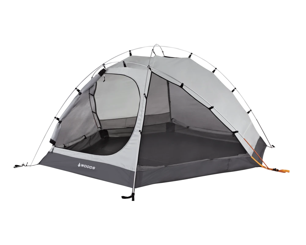 Woods Pinnacle 4-Season, 2-Person Lightweight Camping Dome Tent W/ Vestibule, Rain Fly & Carry Bag 8 Woods Pinnacle 4-Season, 2-Person Lightweight Camping Dome Tent W/ Vestibule, Rain Fly & Carry Bag - Image 6