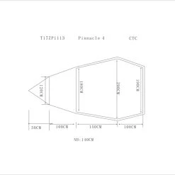 Woods Pinnacle 4-Season, 4-Person Lightweight Camping Dome Tent W/ Vestibule, Rain Fly & Carry Bag -Woods Sales Store woods expedition pinnacle tent 4 person 633d2b88 d97c 409b b433 d79f85189c64