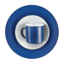 Woods™ Enamel Family Tableware Set, 12-pc -Woods Sales Store woods family enamelware set 1ddea5f5 6d39 4462 9608 7f12c97f8508