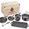 Woods™ Heritage Cast Iron Non-Stick Camping Cook Set 1 Woods™ Heritage Cast Iron Non-Stick Camping Cook Set -Woods Sales Store woods heritage cast iron cook set 9 piece 196c1f1f d2b2 47c7 9fd9 e31a1ff04c40