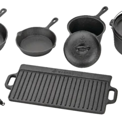 Woods™ Heritage Cast Iron Non-Stick Camping Cook Set 13 Woods™ Heritage Cast Iron Non-Stick Camping Cook Set -Woods Sales Store woods heritage cast iron cook set 9 piece bd5dedfc bd14 497f 9f35 6aa460ad812d