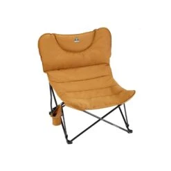 Woods Mammoth Padded Oversized Portable Folding Camping Quad Chair W/ Cup Holder & Carry Bag, Dijon -Woods Sales Store woods mammoth chair 53a52df5 ac96 49e7 8939 f18e4e576021