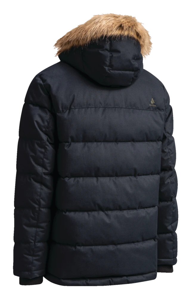 Woods Men's Kang Thermal Insulated Hooded Winter Parka Jacket Warm Water-Resistant, Black 5 Woods Men's Kang Thermal Insulated Hooded Winter Parka Jacket Warm Water-Resistant, Black - Image 3