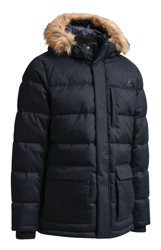 Woods Men's Kang Thermal Insulated Hooded Winter Parka Jacket Warm Water-Resistant, Black 3 Woods Men's Kang Thermal Insulated Hooded Winter Parka Jacket Warm Water-Resistant, Black