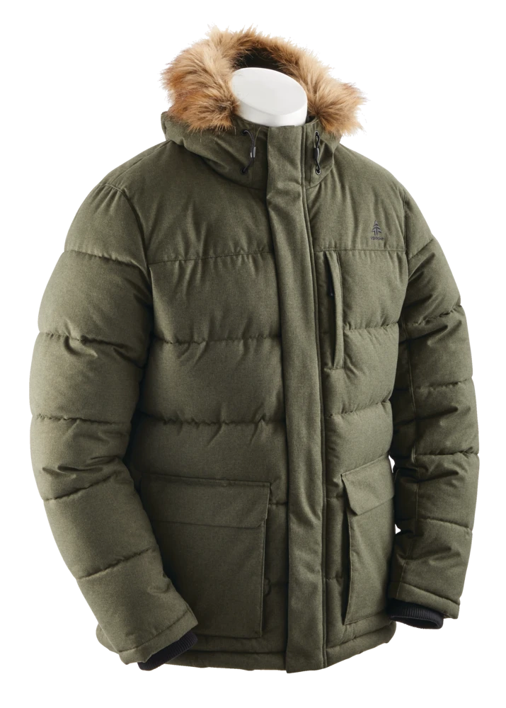 Woods Men's Kang Thermal Insulated Hooded Winter Parka Jacket Warm Water-Resistant, Olive 4 Woods Men's Kang Thermal Insulated Hooded Winter Parka Jacket Warm Water-Resistant, Olive - Image 2