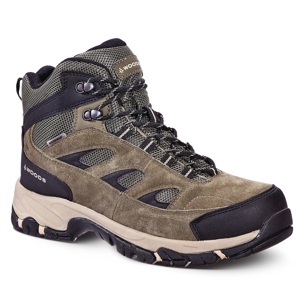 Woods™ Men's Michener Mid-Cut Waterproof Hiking Boots, Olive 3 Woods™ Men's Michener Mid-Cut Waterproof Hiking Boots, Olive