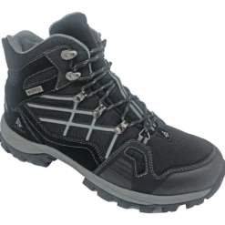 Woods™ Men's Mid-Cut Lightweight Waterproof Hiking Boots, Black/Grey