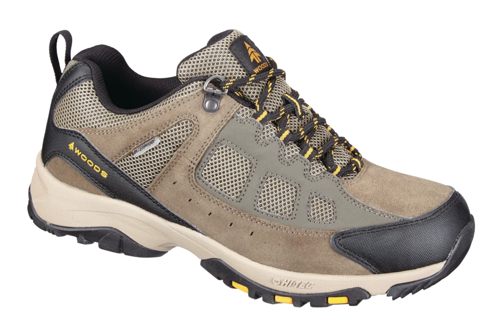 Woods™ Men's Rundle Low-Cut Waterproof Hiking Boots, Taupe/Gold 8 Woods™ Men's Rundle Low-Cut Waterproof Hiking Boots, Taupe/Gold - Image 6