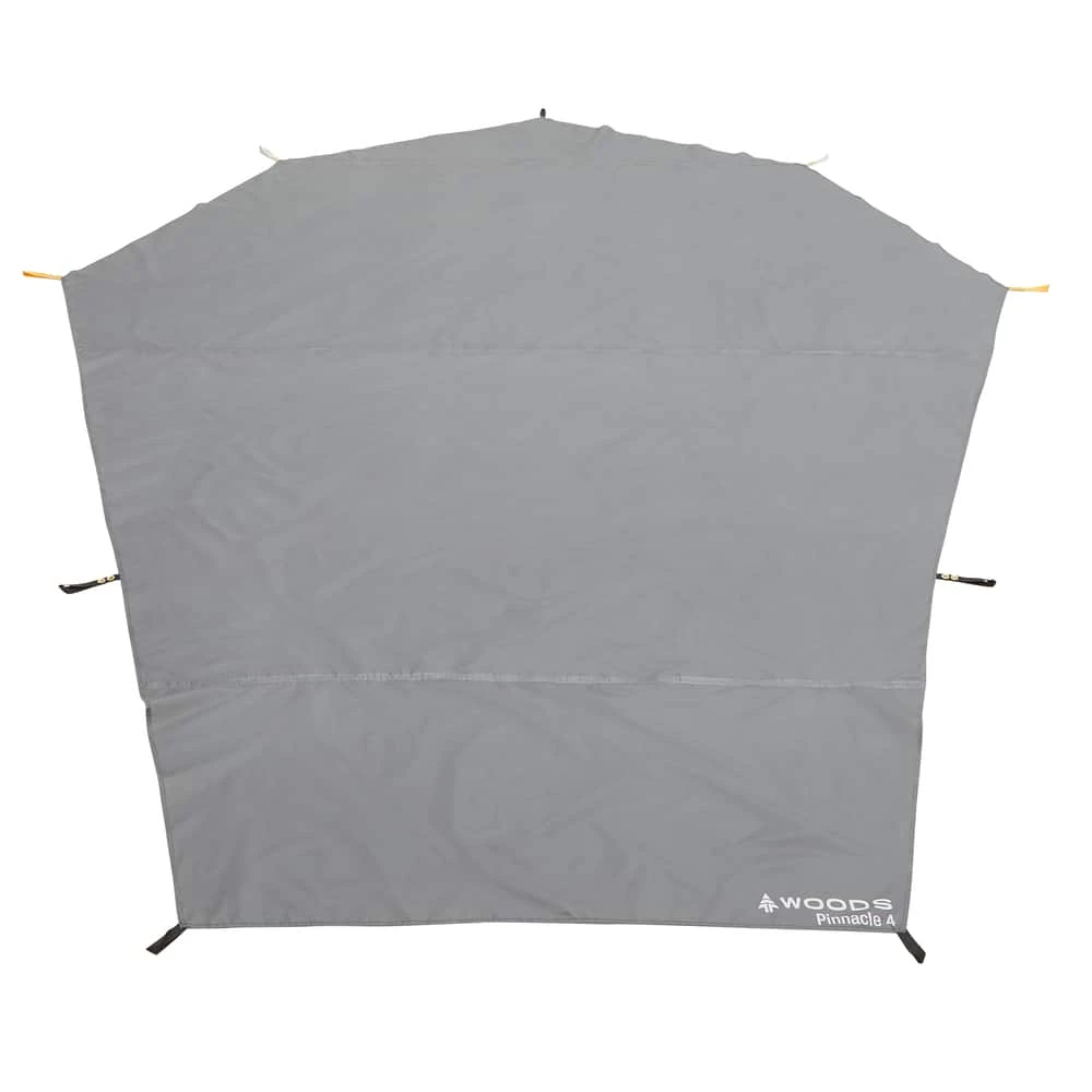 Woods Pinnacle 4-Person Waterproof Camping Tent Footprint/Ground Cloth Sheet W/ Stuff Sack 3 Woods Pinnacle 4-Person Waterproof Camping Tent Footprint/Ground Cloth Sheet W/ Stuff Sack