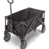 Woods Outdoor Collapsible Folding Utility Standard Wagon W/ Carry Bag, 150 Lb Capacity, Black -Woods Sales Store woods porter folding wagon 61519ca6 4a2e 4e60 aa7c b202451a1014