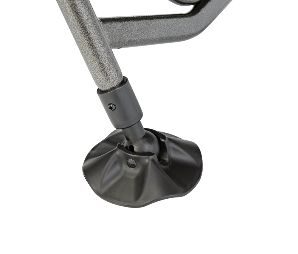 Woods Portable Quick Set-Up Folding Adjustable Camping Lounger/Cot, Supports 300 Lbs, Grey 5 Woods Portable Quick Set-Up Folding Adjustable Camping Lounger/Cot, Supports 300 Lbs, Grey - Image 3