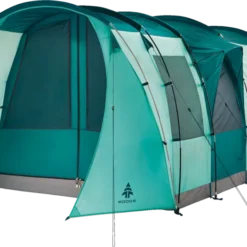 Woods Refuge 3-Season, 6-Person, 2-Room Easy Set-Up Camping Tent W/ Divider, Vestibule & Carry Bag -Woods Sales Store woods refuge 6 person tent 1bb97921 70d2 4dbf bcff 5307e05859bc