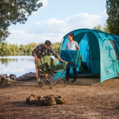 Woods Refuge 3-Season, 6-Person, 2-Room Easy Set-Up Camping Tent W/ Divider, Vestibule & Carry Bag -Woods Sales Store woods refuge 6 person tent b7603e0b e203 4abf be09 fb563f8abed6