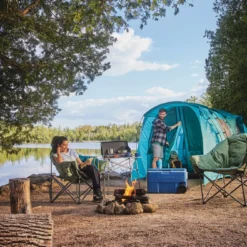 Woods Refuge 3-Season, 6-Person, 2-Room Easy Set-Up Camping Tent W/ Divider, Vestibule & Carry Bag -Woods Sales Store woods refuge 6 person tent fbaca3f5 0b5b 4bdf af50 c65df14a8264 1