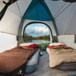 Woods Lightweight Waterproof Dry Bag W/ Valve For Camping, Hiking & Water Sports, 10-L, Green -Woods Sales Store woods road trip suv tent 5 person e08111e9 8b1c 403f 8f30 48580c745306 1