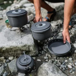 Woods™ Selkrik Aluminum Anodized Camping Cooking Set, Grey, 4-pc 11 Woods™ Selkrik Aluminum Anodized Camping Cooking Set, Grey, 4-pc -Woods Sales Store woods selkirk family pot set 6 piece 648d2465 fa56 4db3 88f8 594859d3a9e2