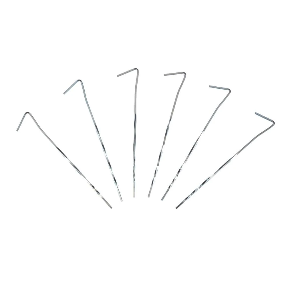 Woods Steel Tent Pegs/Stakes For Lightweight Camping Tents & Tarps, 7-in, 6-pk 4 Woods Steel Tent Pegs/Stakes For Lightweight Camping Tents & Tarps, 7-in, 6-pk - Image 2