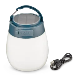 Woods™ Gibbous Solar/Rechargeable LED Camping Light/Lantern W/ USB Port, 200 Lumen, Large