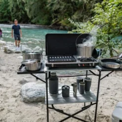 Woods™ Twofold Grill/Burner 18,000 BTUs Propane Camp Stove -Woods Sales Store woods twofold grill burner propane stove 5cbbf65b bda6 4343 b53c 29ba7cba9d38