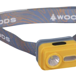 Woods™ Valo Reachargeable LED Camping Headlamp, W/ USB Cable, 90 Lumen