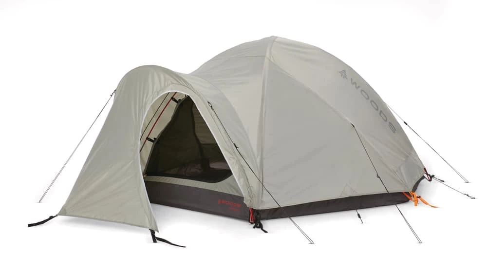 Woods Pinnacle 4-Season, 2-Person Lightweight Camping Dome Tent W/ Vestibule, Rain Fly & Carry Bag 4 Woods Pinnacle 4-Season, 2-Person Lightweight Camping Dome Tent W/ Vestibule, Rain Fly & Carry Bag - Image 2